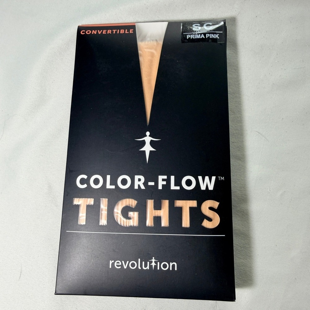 Revolution Color-Flow Convertible Dance Tights Prima Pink SC RD70002 Kids
